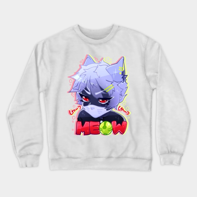 MEOW #2 Crewneck Sweatshirt by bekkie